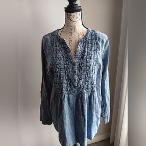 Denim Blue Women's Top